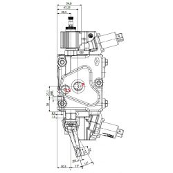 Forstkran Ventil DPX 100/8-P 8 Funktionen 12V/24V für Konstantpumpe/LS-Verstellpumpe Walvoil