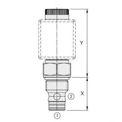 Zwischenplatten Sitzventil Cetop 03 - NG6 A oder B bzw. A + B Yuken Hydraulics