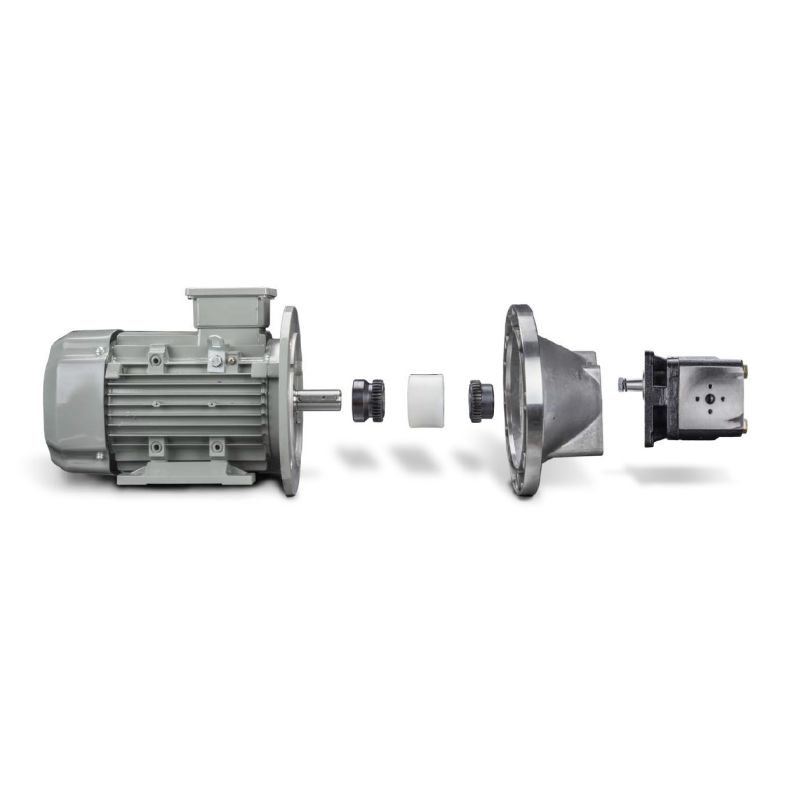 Aluminium Pumpenträger und Stahl Bogenzahnkupplungen LS250 - LSE 407 Hydraulic Master