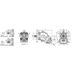 ISO Axialkolbenmotoren Welle zylindrisch / reversierbar W20 - W45 OMFB