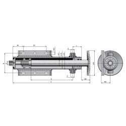 Hydraulikzylinder DW50/30-300 - Stützzylinder