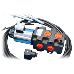 Frontladerventil 90 l/min hydraulischer satz 3-Wegeventil + Steurung Joystick LS fȕr Close Center System Hydraulic Master