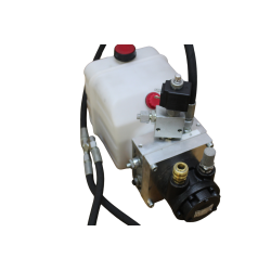 Hydraulisches Aggregat mit Druckluftmotor für Scherenarbeitsbühnen, Hebebühnen, Bergbaumaschinen, Schienenfahrzeuge