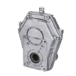 Übersetzungsgetriebe Alu für Pumpen BG2 - BG3 - SAE"A" - SAE"B" mit Hohlwelle 1-3/8" 6 Zähne Oleodinamica Borelli