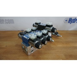 4 Sektionen Hydraulikventil Cetop mit schwiemmnder Sektion und 5 Tasten Joystick Hydraulic Master